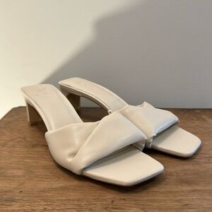 Pillow heel sandals